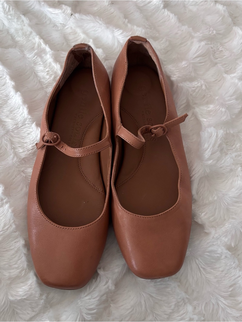 GENTLE SOULS - WYNONA LEATHER MARY JANE BALLET flat 6M